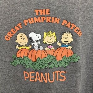 Peanuts Heather Gray Cotton Blend Tee